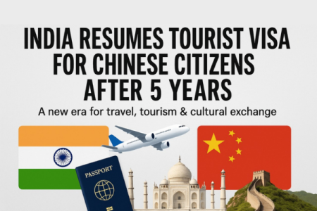 India Resumes Tourist Visa for Chinese Citizens After 5 Years — What It Means for Travel, Tourism & Cultural Exchange