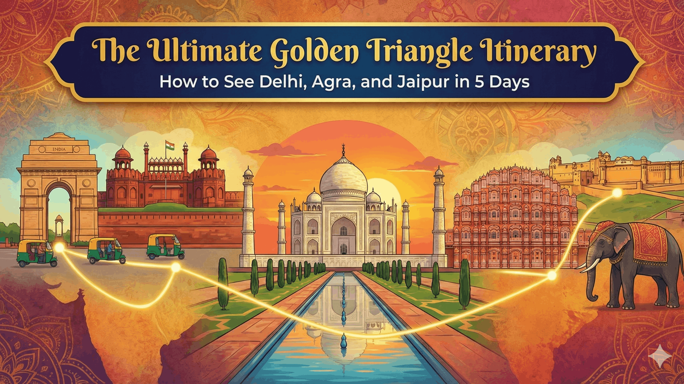 The Ultimate Golden Triangle Itinerary: How to See Delhi, Agra, and Jaipur in 5 Days