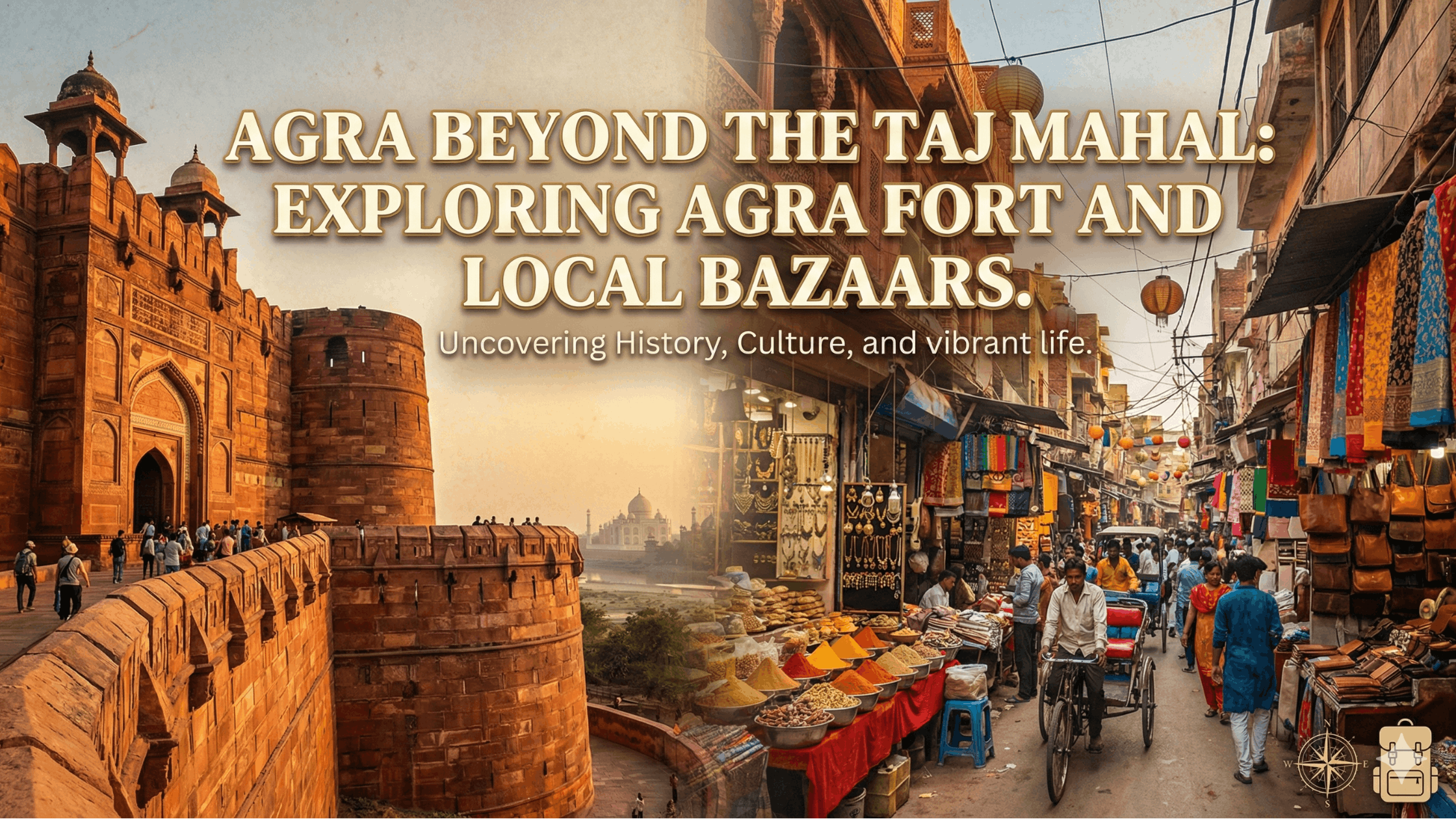 Agra Beyond the Taj Mahal: Exploring Agra Fort and Local Bazaars