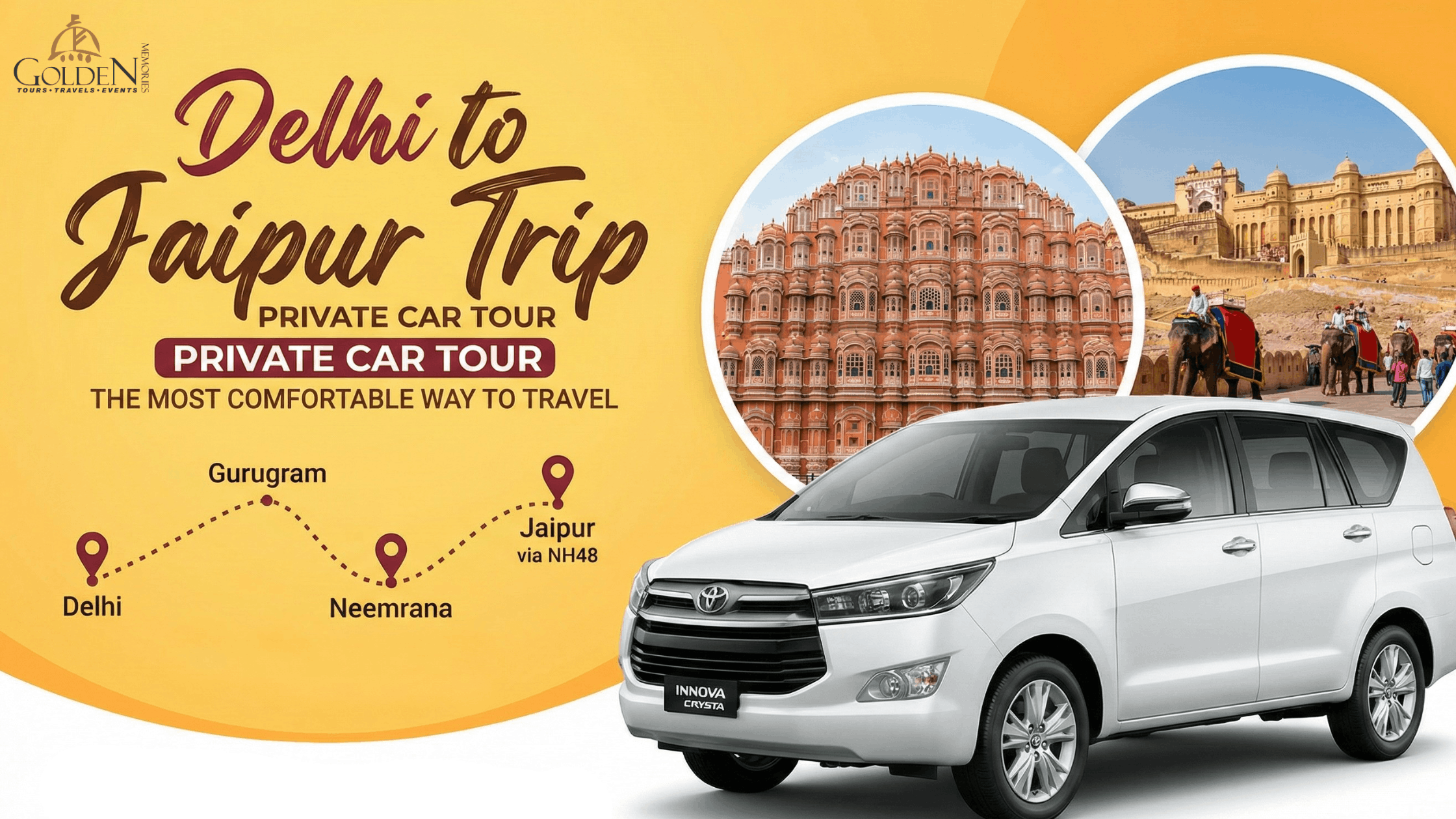 From Delhi to Jaipur: Why a Private Car Tour is the Most Comfortable Way to Travel