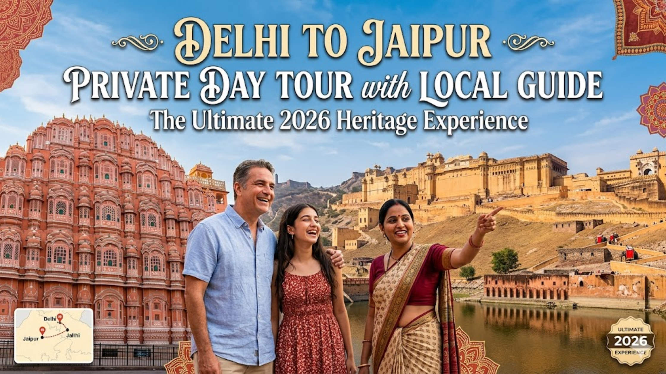 Delhi to Jaipur: Private Day Tour with Local Guide – The Ultimate 2026 Heritage Experience