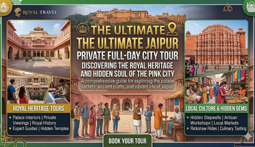 The Ultimate Jaipur Private Full-Day City Tour: Discovering the Royal Heritage and Hidden Soul of the Pink City