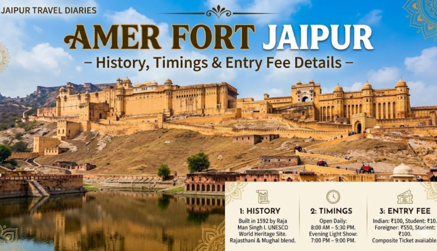 Amer Fort Jaipur – History, Timings & Entry Fee Details