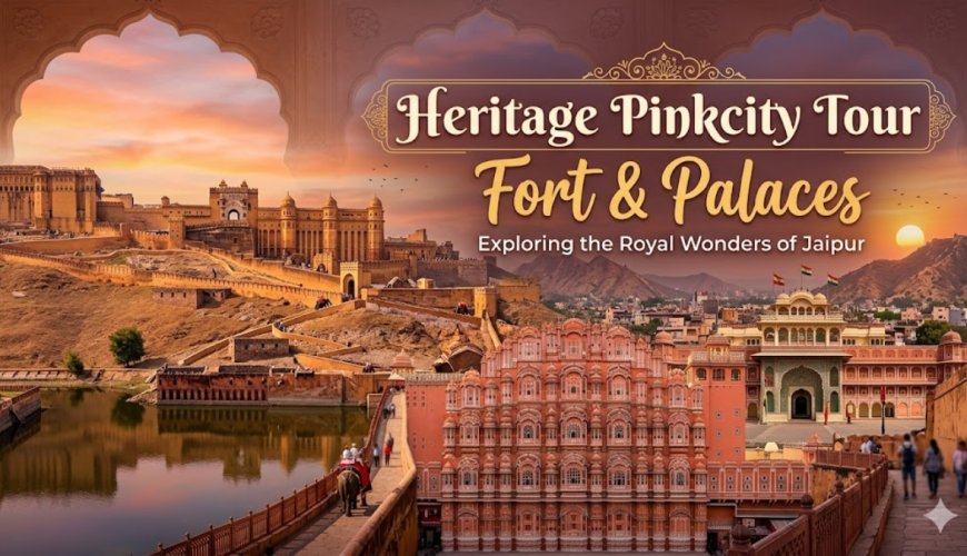 Experience royal history with our exclusive Heritage Pinkcity Tour Fort & Palaces. Explore majestic hill forts, grand royal palaces, and historic monuments in comfort.