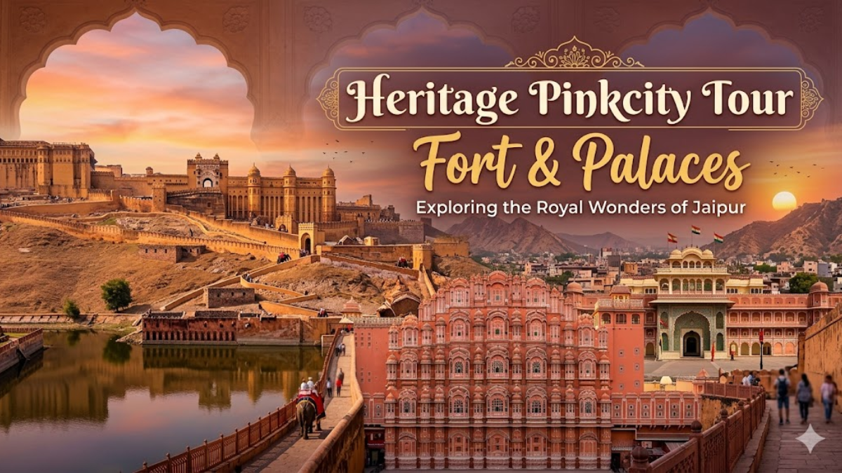 Experience royal history with our exclusive Heritage Pinkcity Tour Fort & Palaces. Explore majestic hill forts, grand royal palaces, and historic monuments in comfort.