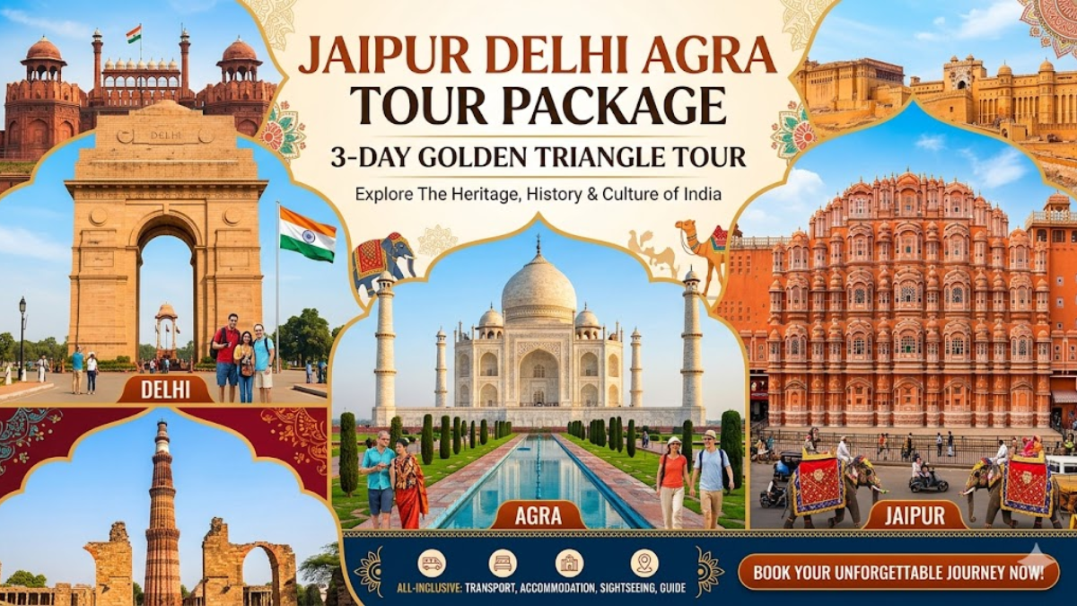 Jaipur Delhi Agra Tour Package: 3-Day Golden Triangle Tour