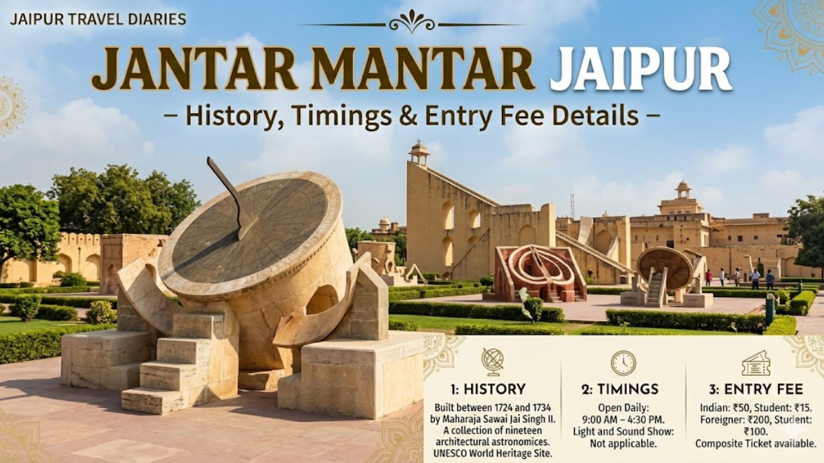 Jantar Mantar Jaipur – History, Timings & Entry Fee Details